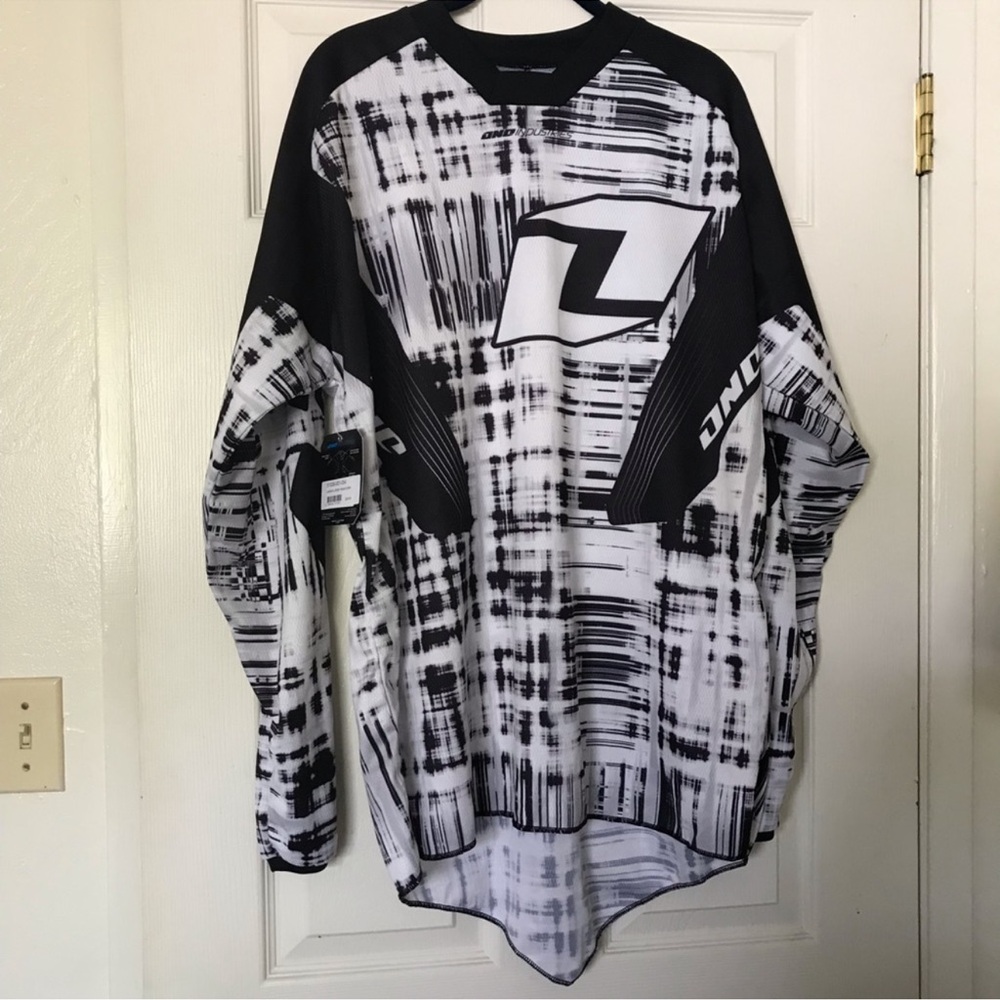 One Industries Carbon MX Motocross Motorcycle LS Poly Dirtbike Jersey Adult XL